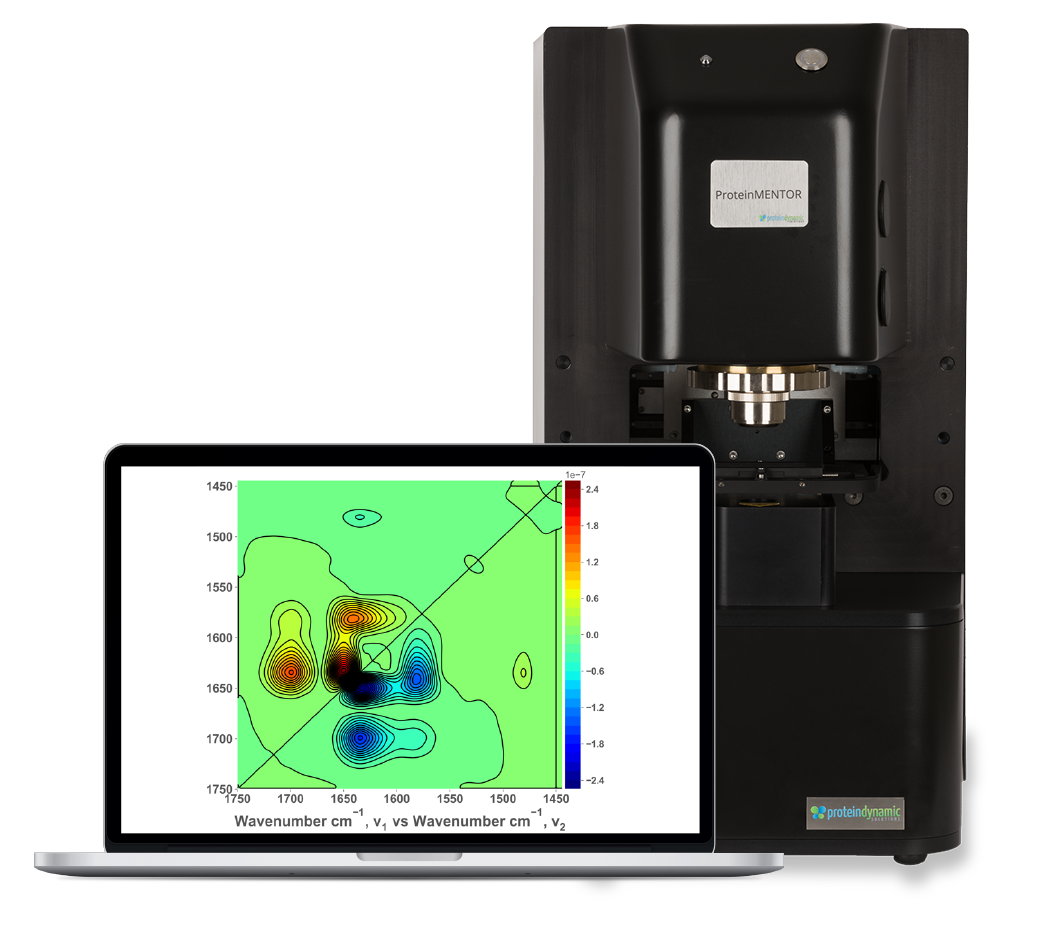 images of laptop and PDS microscope